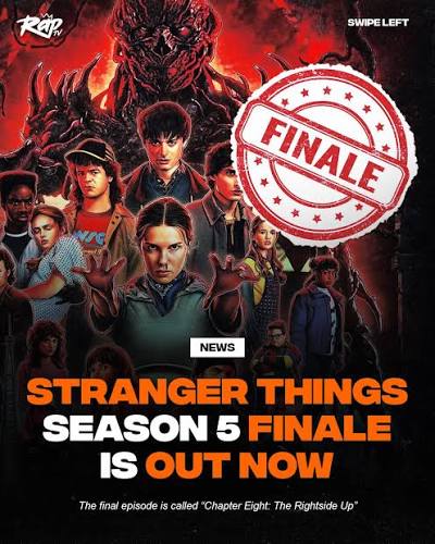 নেটফ্লিক্সে নতুন রেকর্ড গড়ছে ‘Stranger Things’, শেষ মৌসুম ঘিরে দর্শকদের উন্মাদনা নেটফ্লিক্সে নতুন রেকর্ড গড়ছে ‘Stranger Things’, শেষ মৌসুম ঘিরে দর্শকদের উন্মাদনা
